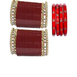 trylo fashion Set Of 2 Stone Studded Bangles-picture-40