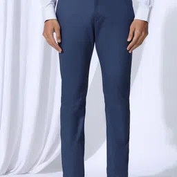 Blackberrys Men B-95 Mid-Rise Cotton Trousers-image-98