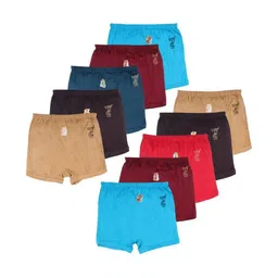 Kids Basket Pack of 10 Cotton Mid-Rise Basic Briefs-picture-32