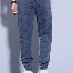 StyleCast x Revolte Men Relaxed Fit Light Fade Jeans image 3
