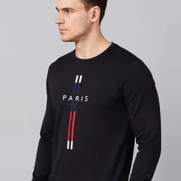 WILD ELEPHANT Men Typography Printed Round Neck Long Sleeves Sweatshirt image 2