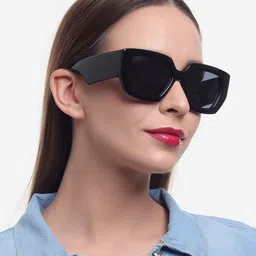 PELLE LUXUR Unisex Oversized with UV Protected Lens Sunglasses PL25GS58 image 5