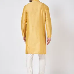 indus route by Pantaloons Men Thread Work Kurta image 4
