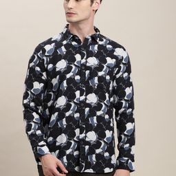 Turtle Slim Fit Printed Pure Cotton Casual Shirt-picture-48
