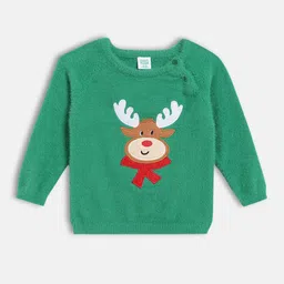 MINI KLUB Boys Embroidered Colourblocked Pullover-picture-18
