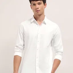 URBANICE Classic Slim Fit Spread Collar Long Sleeves Cotton Casual Shirt-picture-24