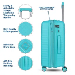 Polo Class Set Of 2 Textured Hard-Sided Trolley Bag image 3