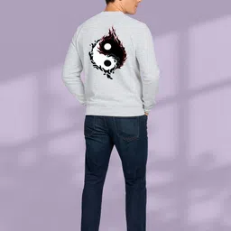 BUYTHATTRENDZ Men Graphic Printed Round Neck Regular Fit Sweatshirt image 5