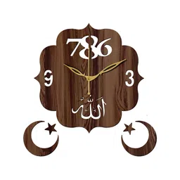 Freny Exim Brown Analogue Wood Wall Clock-picture-29