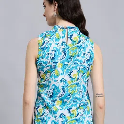 THE FAB FACTORY Women Pack of 2 Floral Printed Sleeveless Tops image 3
