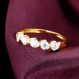 GIVA BIS Hallmark 14k Yellow Gold Dearest Dreams Diamond Ring-picture-40