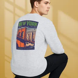 BUYTHATTRENDZ Men Printed Sweatshirt image 2