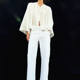 H&M Wide High Jeans image 5