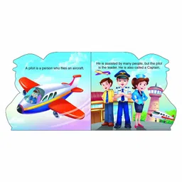 Sawan Who Am I Die Cut Shape Board Community Helpers Books Pack of 10 - English image 4