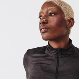 kalenji KIPRUN Run 100 Dry Women's Breathable Long-Sleeved Running T-Shirt - Black image 5