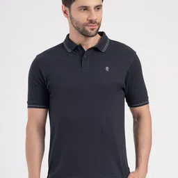 Red Tape Men Solid Polo Collar Slim Fit T-shirt-picture-40