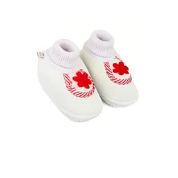 NESKA MODA Unisex Kids Cotton Booties image 3