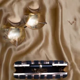 ARTKLIM Embroidered Box Clutch image 5