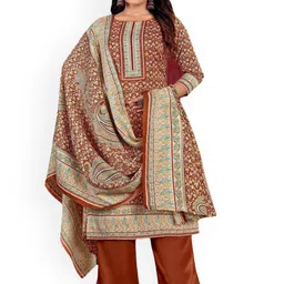 DRAVINAM Trends Floral Printed Unstitched Dress Material-picture-28