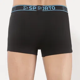 Sporto by Macho Pack Of 4 Combed Cotton Short Trunks image 2
