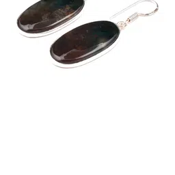 AAR Jewels Rhodium-Plated Brass Topaz Drop Earrings-image-72