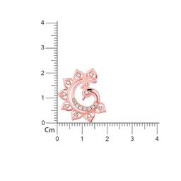 GIVA  925 Silver Rose Gold Contemporary Studs image 5