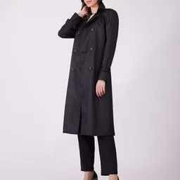 FableStreet Women Lapel Collar Solid Formal Tailored Jacket image 5