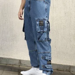 Hubberholme Men Straight Fit Mildly Distressed Light Fade Jeans image 2