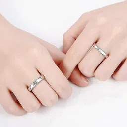 Ringzinnie Set Of 2 Stone-Studded Couple Adjustable Finger Ring-picture-15