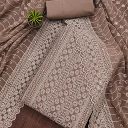 Suha Embroidered Unstitched Dress Material image 2