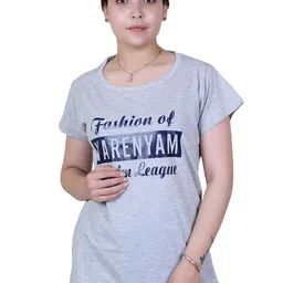 Varenyam Women Grey Regular Top-image-98