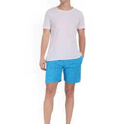 Garment Globe Printed Cotton Boxer SKUGG1001BOXERSKYBLUE S image 4