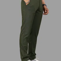 Moda Rapido Men Tailored Mid-Rise Slim Fit Trousers image 2