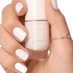 essence High-gloss Gel Finish Nail Colour 8 ml - Just White 33 image 3