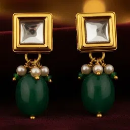 KYOOT JEWELS Geometric Drop Earrings image 2