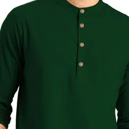 AMRIT TOP WEAR Selection Of 2 Mandarin Collar Cotton Straight Kurtas image 5