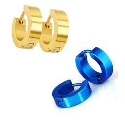 shobhram Unisex Gold Earrings-picture-26