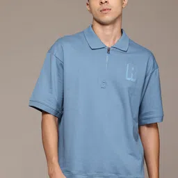 The Roadster Lifestyle Co. Polo Collar Pure Cotton T-shirt-picture-48