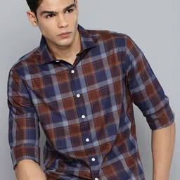 Levis Pure Cotton Slim Fit Checked Casual Shirt-image-75