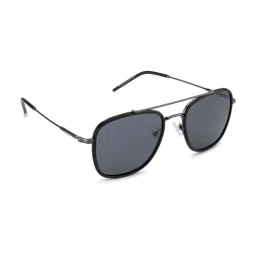 Opium Grey UV Protection Rectangular Sunglasses for men image 2