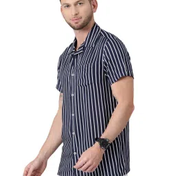 The Bear House Black Short Sleeves Slim Fit Shirt image 3