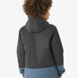 WEDZE By Decathlon Boys Blue & Grey Color Block Jacket image 2