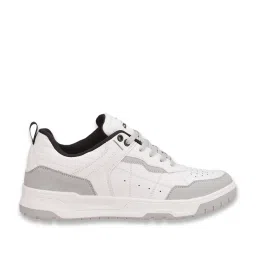 Duke Men's Perforation White & Grey Casual Sneakers image 2