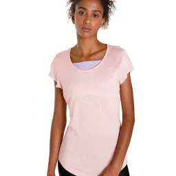 Puma PERFORMANCE HEATHER CAT Pink T-Shirt image 1