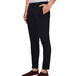 Octave Navy Regular Fit Trackpants image 4