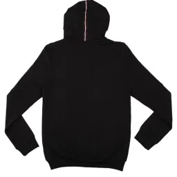 allen solly junior Allen Solly Black Solid Hoodie image 2
