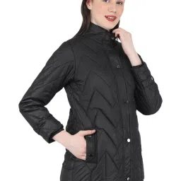 Monte Carlo Black Regular Fit Quilted Jacket image 4