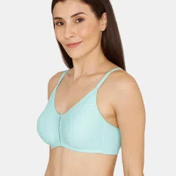 Zivame Aruba Blue Non Wired Non Padded Full Coverage Bra image 3
