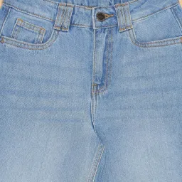 Pantaloons Junior Girls Set Sail Cotton Solid Jeans image 2