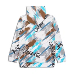 Cavio Boys Grey Cotton Printed Sweatshirt image 2